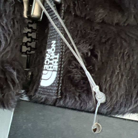 NORTH FACE GIRLS SZ XXS/5 OSOLITA FLEECE FZ JACKET, TNF BLACK NWT - Picture 9 of 9